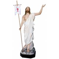 Beeld Verrezen Kristus 165 cm in glasvezel 