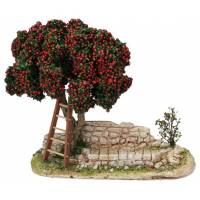 Decor voor santons de Provence Tuin met boom 