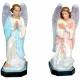 Statue de deux anges en adoration 110 cm en fibre de verre