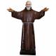 Statue Padre Pio open arms 180 cm en fibre de verre