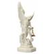 Statue 20 cm - Albâtre - St Michel avec balance