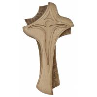 Croix Murale 20 Cm Tons bois