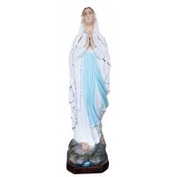 Statue Notre Dame de Lourdes 180 cm en fibre de verre