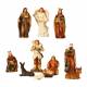 Personnages de crèche de Noël - 11 figurines de 8 cm
