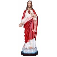 Statue Sacre Coeur De Jesus 130 cm en résine