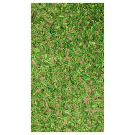Décor pour santons de Provence Papier herbe verte