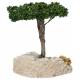 Decor voor santons de Provence Bank met boom 