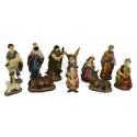Personnages de crèche de Noël - 11 figurines de 15 cm