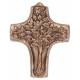 Kruisbeeld Brons 7.5 X 9.5 cm Levensboom 