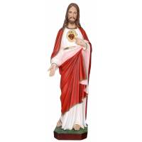 Statue Sacre Coeur De Jesus 70 cm en résine
