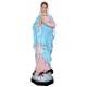 Statue Vierge priante avec mains amovibles 135 cm en résine