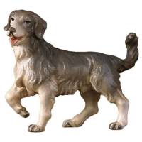 Houtsnijwerk herdershond 23 cm gekleurd 