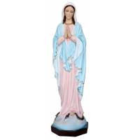 Statue Vierge priante avec mains amovibles 105 cm en résine
