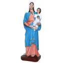 Statue vierge avec enfant 65 cm en résine