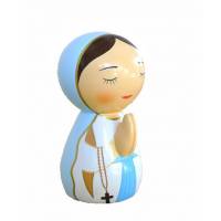 Statue Vierge Marie 10 x 5 cm en bois