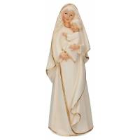 Statue 30 cm - Vierge et enfant - Ton blanc