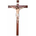 Croix murale 220 x 120 cm en bois (Christ de 105 cm en fibre de verre)