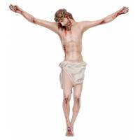 Statue corps du Christ 80 cm 75 X 70 en fibre de verre
