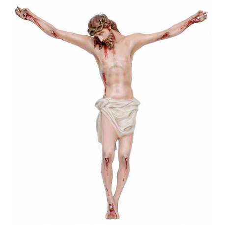 Statue corps du Christ 80 cm 75 X 70 en fibre de verre