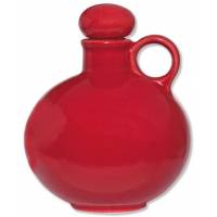 Cruche ceramique 250 ml rouge brillant