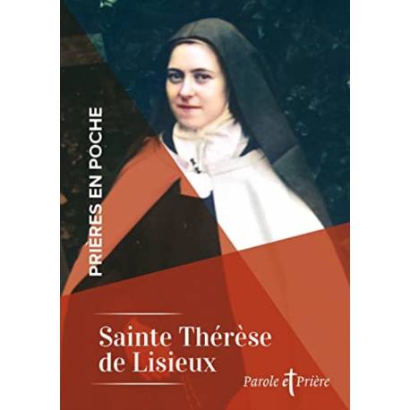 Prières en poche - Sainte Thérese de Lisieux