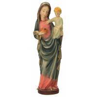 Statue 16 Cm Vierge + Enfant + Fruit