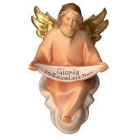 Ange Gloria Bois Sculpté pour personnages de crèche de 10 cm Couleur
