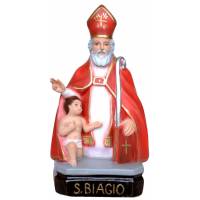 Statue Saint Biagio 30 cm en résine