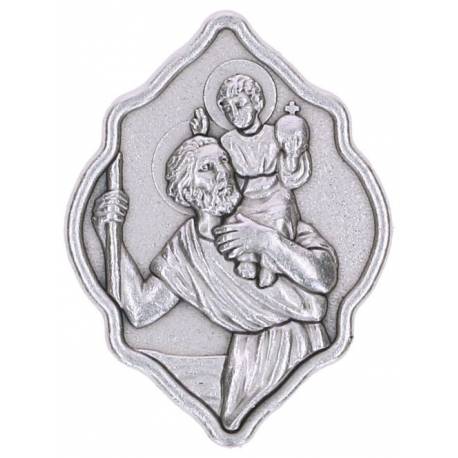 Médaille aimantée St Christophe