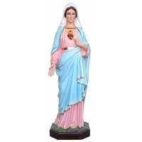 Beeld Heilige Hart van Maria 85 cm in glasvezel 