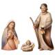 Sainte Famille : crèche de Noël en bois Komet 12 cm