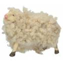 Santon Napolitain 12 Cm Mouton debout avec laine