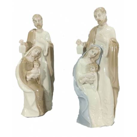 Middelmatige porseleinen Heilige Familie (16 cm) (assortiment van 2) 