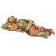 Statue en bois sculpté Saint Joseph dormant 23 cm couleur