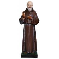 Statue Padre Pio 180 cm en fibre de verre