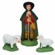 Santon Carbonel N°2 Bijbelse Figuur Jong herder met een schaap en een laam 