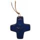 Kruisje Keramiek 8.5 X 7.5 Cm Blauw 