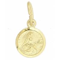 Medaille H Theresia - 8 mm - Verguld 