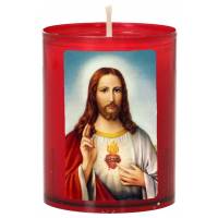 Set van 3 kaarsen - Heilig Hart van Jezus 