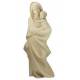 Statue Vierge Marie moderne en bois - 62 cm - bois naturel ciré
