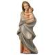 Statue Vierge Marie moderne en bois - 37 cm - couleur