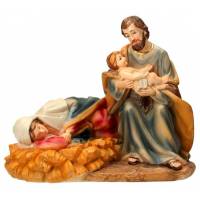 Vierge dormante / St Joseph 19 cm