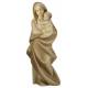 Statue Vierge Marie moderne en bois - 16 cm - 2 tons bois