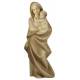 Statue Vierge Marie moderne en bois - 100 cm - bois patiné
