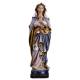 Statue Vierge Marie en bois - 25 cm - couleur