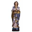 Houtsnijwerk beeld Maria biddend 15 cm gekleurd 