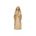 Statue Vierge Marie avec enfant en bois - 15 cm - 2 ons bois
