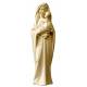 Statue Vierge Marie avec enfant en bois - 20 cm - naturel