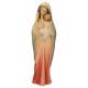 Statue Vierge Marie avec enfant en bois- 30 cm - couleur