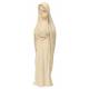 Statue Vierge Marie avec enfant en bois - 20cm - bois naturel avec finition dorée